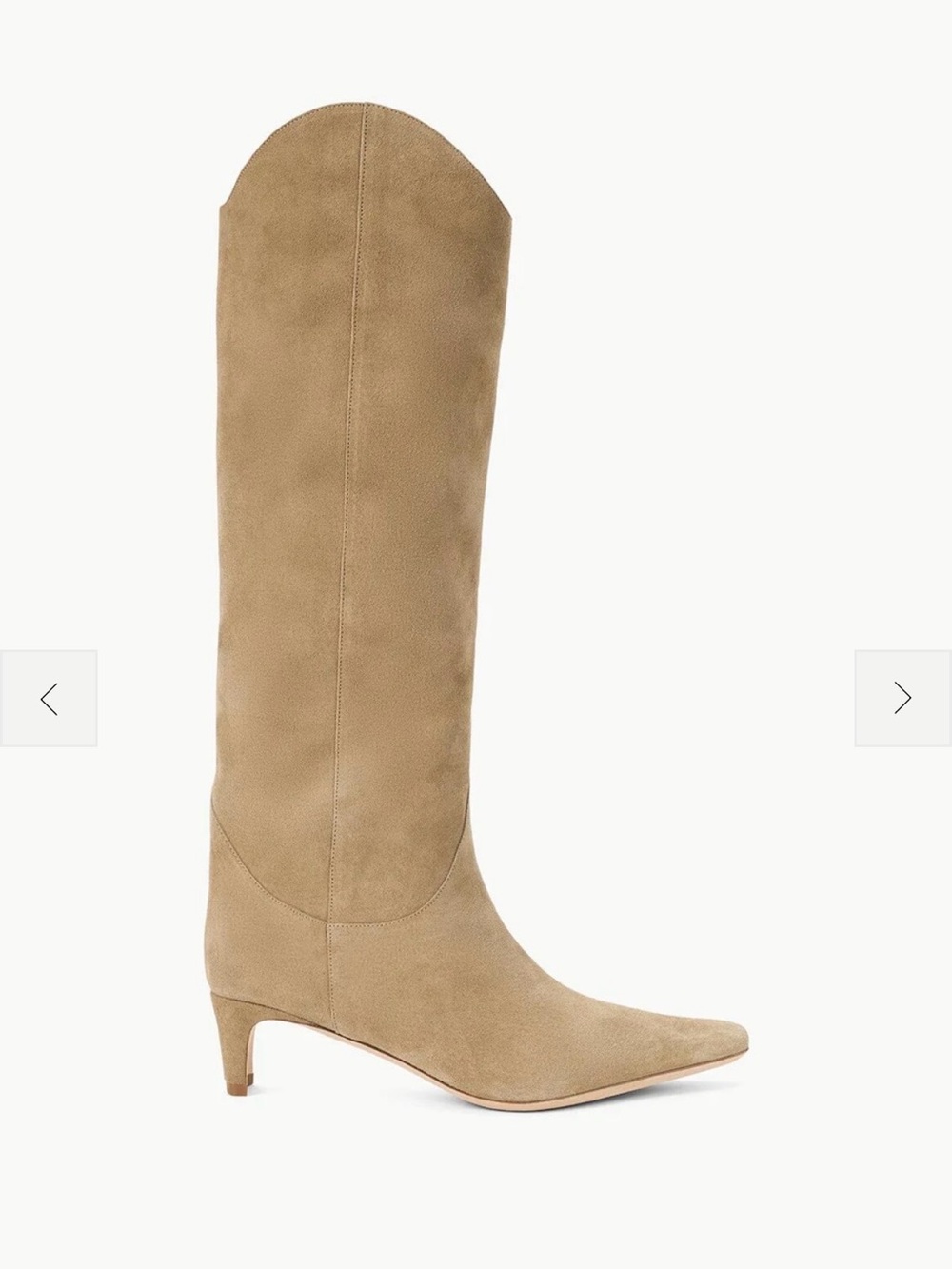 STAUD WESTERN WALLY BOOT DUNE SUEDE